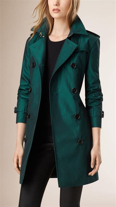 burberry trench dunkelblau damen einreihig|Burberry Trench Coats for Women .